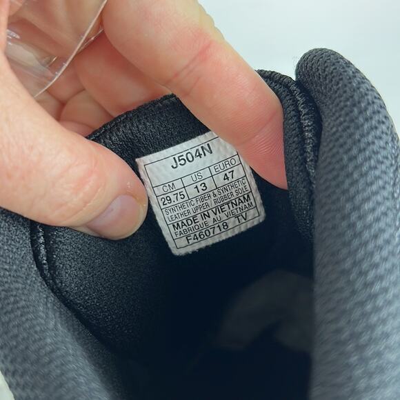 Asics matflex athletic wrestling shoes sneakers mens 13 black silver tan new - Picture 9 of 9